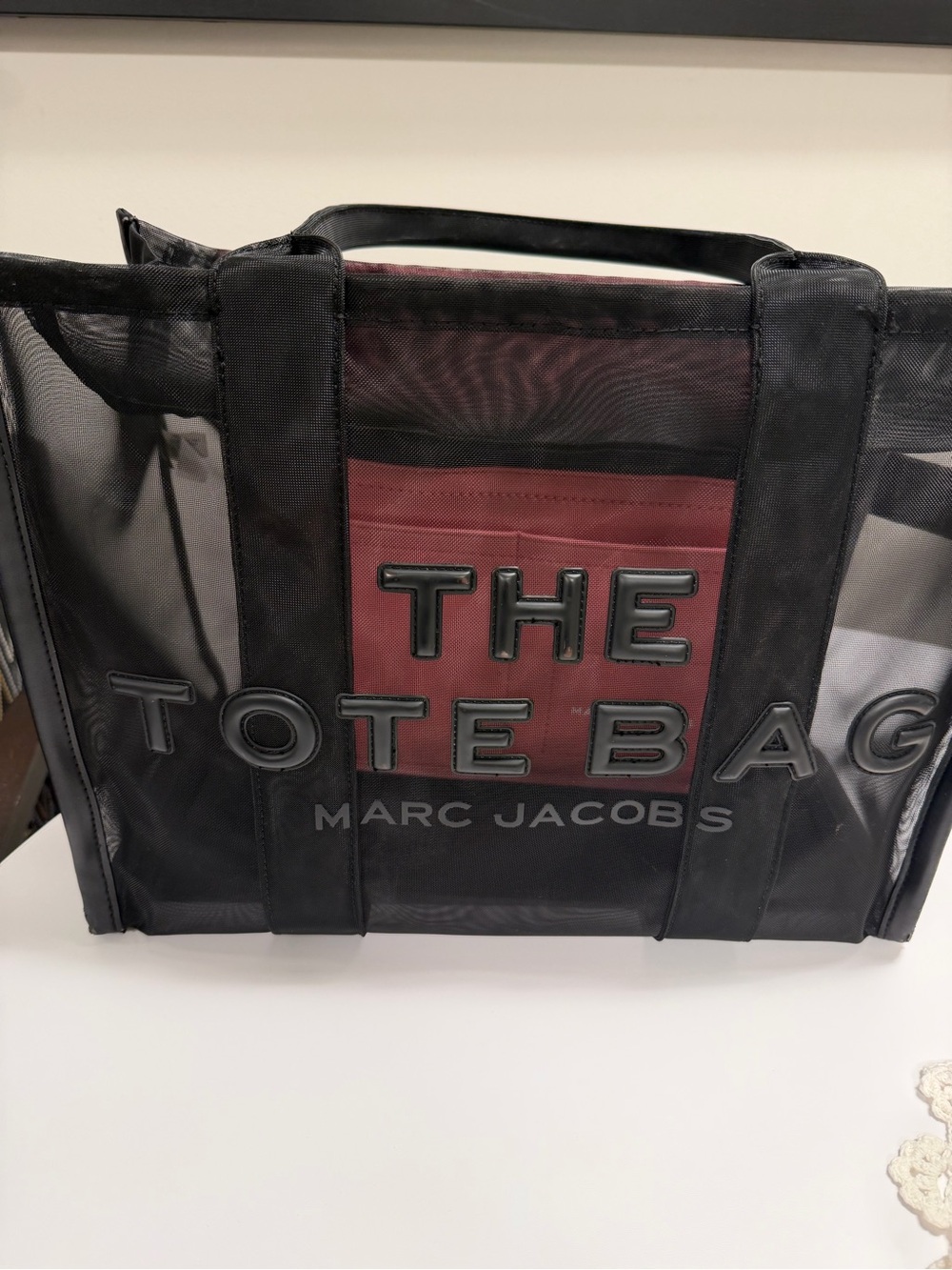 Black Mesh Marc Jacobs Tote